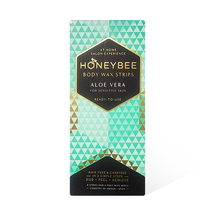 Honeybee Body Wax Strips- Aloe Vera