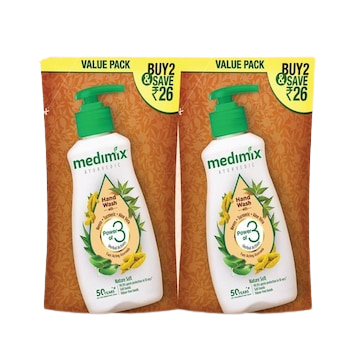 Medimix Handwash Turmeric Neem  Aloevera
