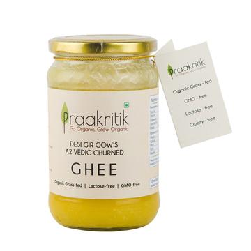 Praakritik Organic Desi Gir Cow's A2 Vedic Churned Ghee